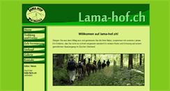 Desktop Screenshot of lama-hof.ch